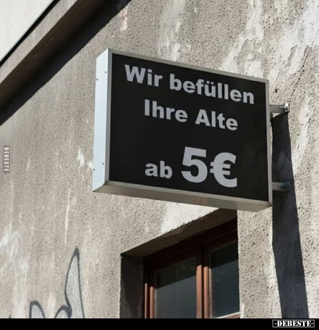 Wir befüllen
Ihre Alte.