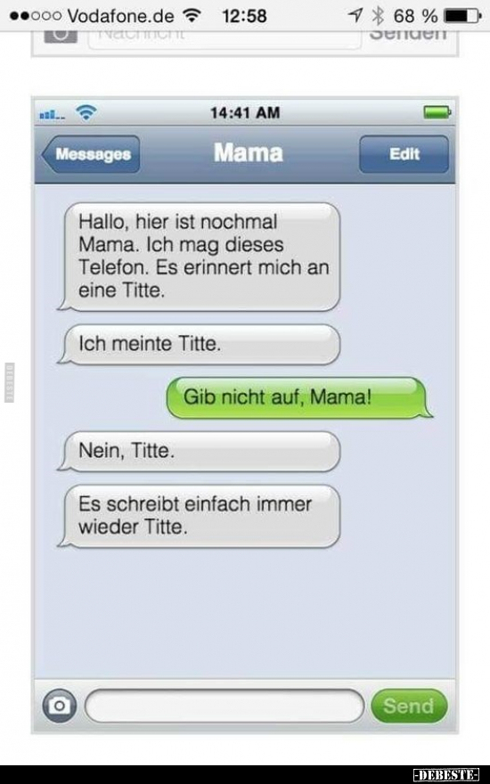 Hallo, hier ist nochmal Mama.. - Lustige Bilder | DEBESTE.de