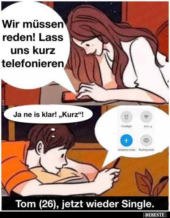 Wir müssen reden! Lass uns kurz telefonieren.. - Lustige Bilder | DEBESTE.de