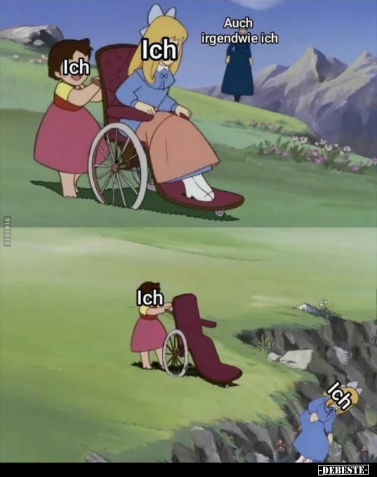 Ich 
Ich 
Auch irgendwie ich 
Ich 
Ich