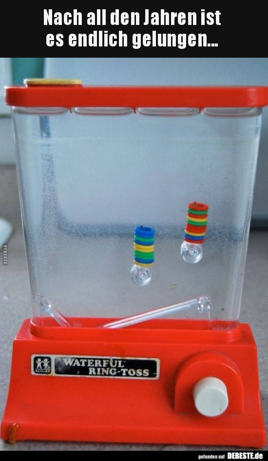 Nach all den Jahren ist es endlich gelungen...