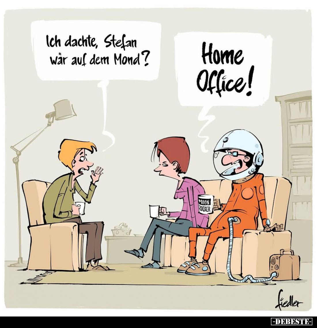 Ich dachte, Stefan wär auf dem Mond?.. - Lustige Bilder | DEBESTE.de