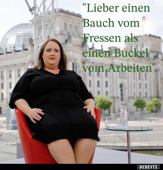 "Lieber einen Bauch vom Fressen als.." - Lustige Bilder | DEBESTE.de