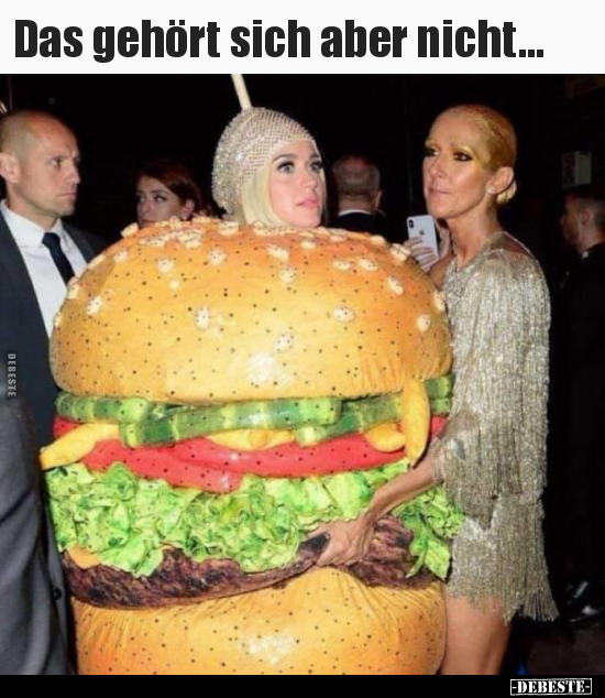 Das gehört sich aber nicht...