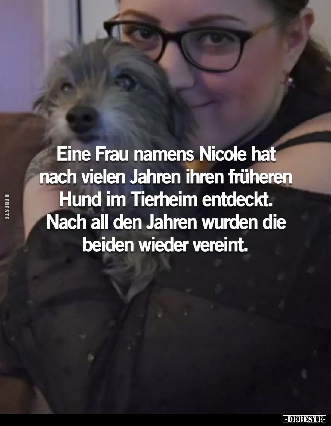Eine Frau namens Nicole hat nach vielen Jahren ihren früheren Hund im Tierheim entdeckt.
Nach all den Jahren wurden die beid...