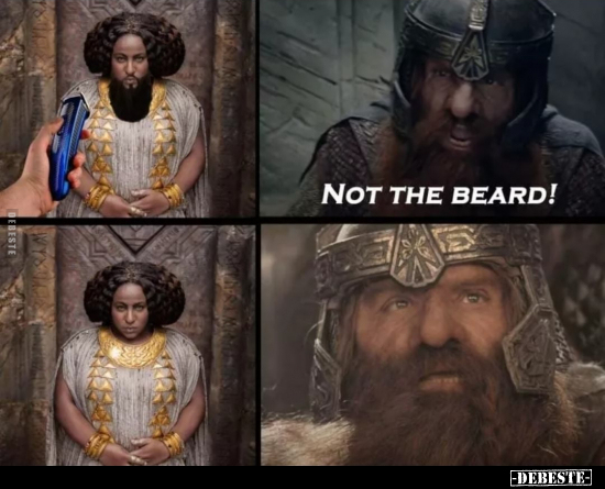 NOT THE BEARD!