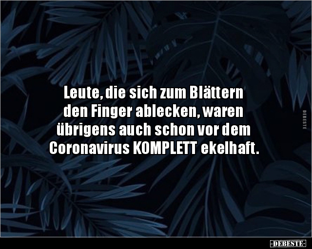 Leute, die sich zum Blättern den Finger ablecken.. - Lustige Bilder | DEBESTE.de