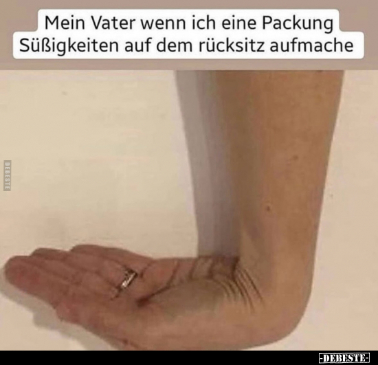 Mein Vater wenn ich eine Packung Süßigkeiten.. - Lustige Bilder | DEBESTE.de