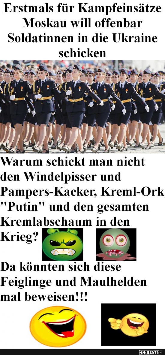 Putin und sein Gesindel, die Maulhelden Russlands. - Lustige Bilder | DEBESTE.de