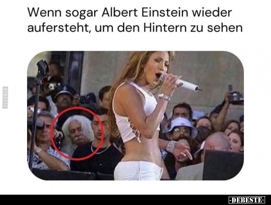 Wenn sogar Albert Einstein wieder aufersteht.. - Lustige Bilder | DEBESTE.de