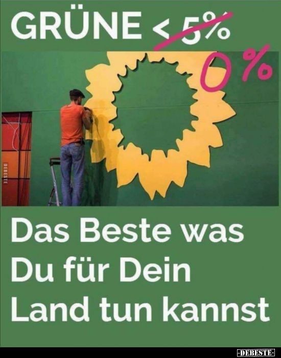 Das Beste was Du für Dein Land tun kannst... - Lustige Bilder | DEBESTE.de