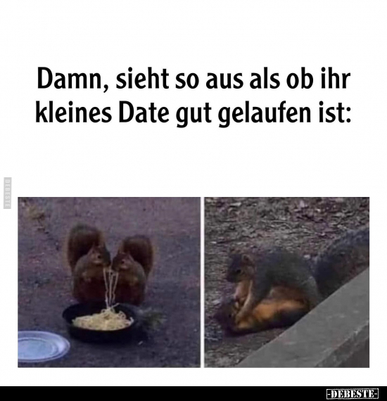 Damn, sieht so aus als ob ihr kleines Date gut gelaufen.. - Lustige Bilder | DEBESTE.de