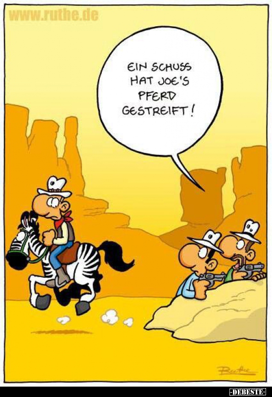 Verdammt! Ein Schuss hat Joe’s Pferd gestreift!..