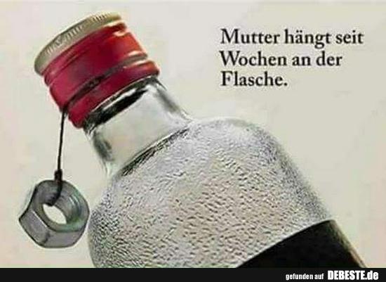 Mutter hängt seit Wochen an der Flasche.