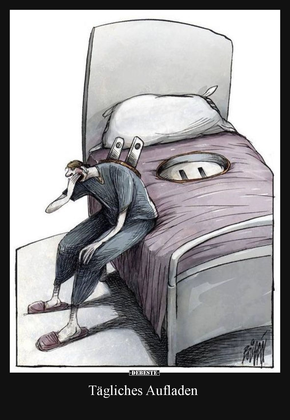 Tägliches Aufladen