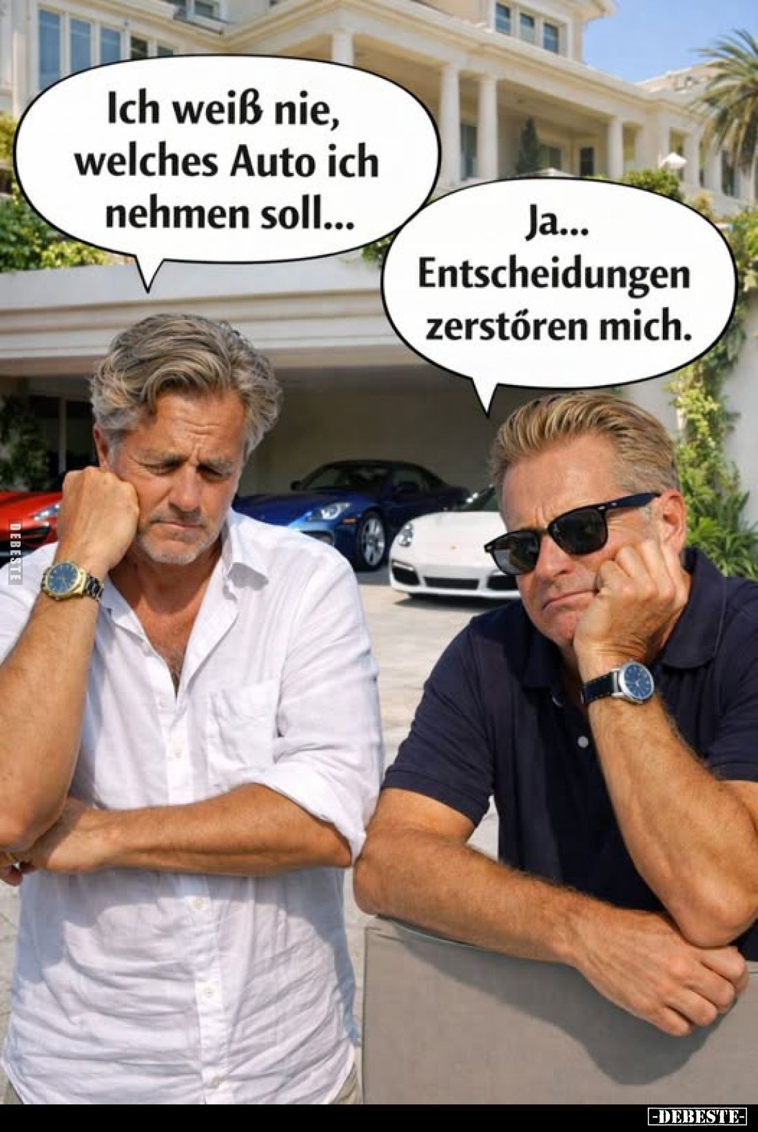 Ich weiß nie, welches Auto ich nehmen soll... - Lustige Bilder | DEBESTE.de