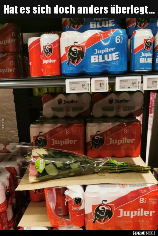 Hat es sich doch anders überlegt...