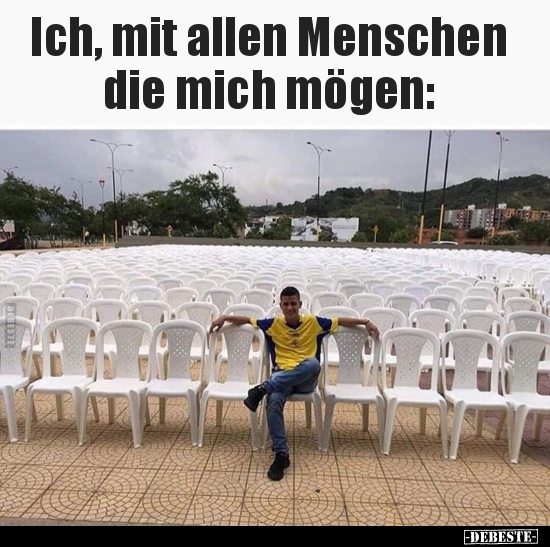 Ich, mit allen Menschen die  mich mögen.. - Lustige Bilder | DEBESTE.de