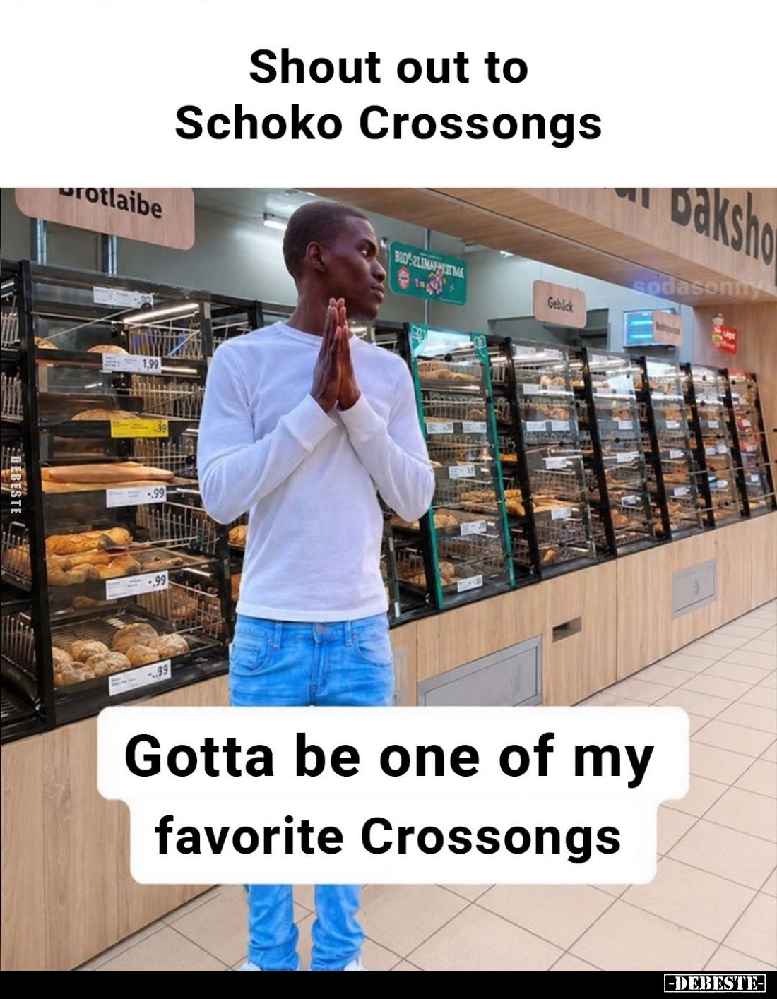 Shout out an Schoko Crossongs.