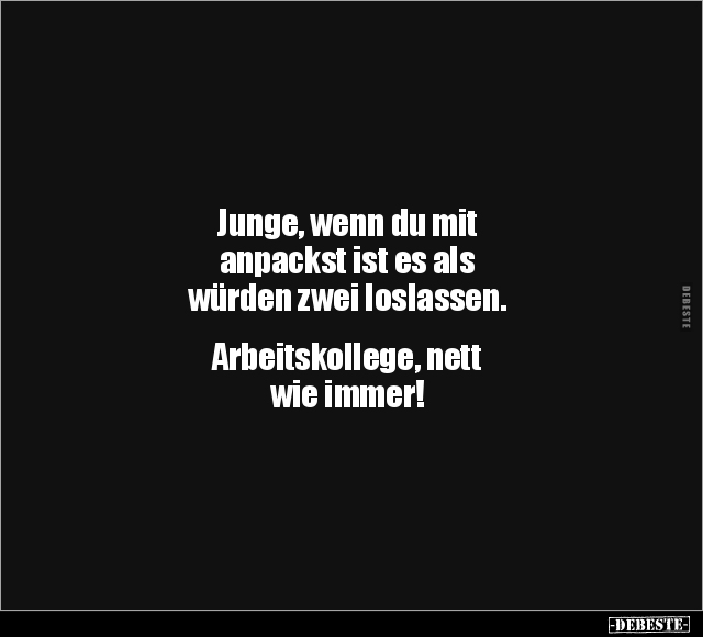 Junge, Wenn, Nett