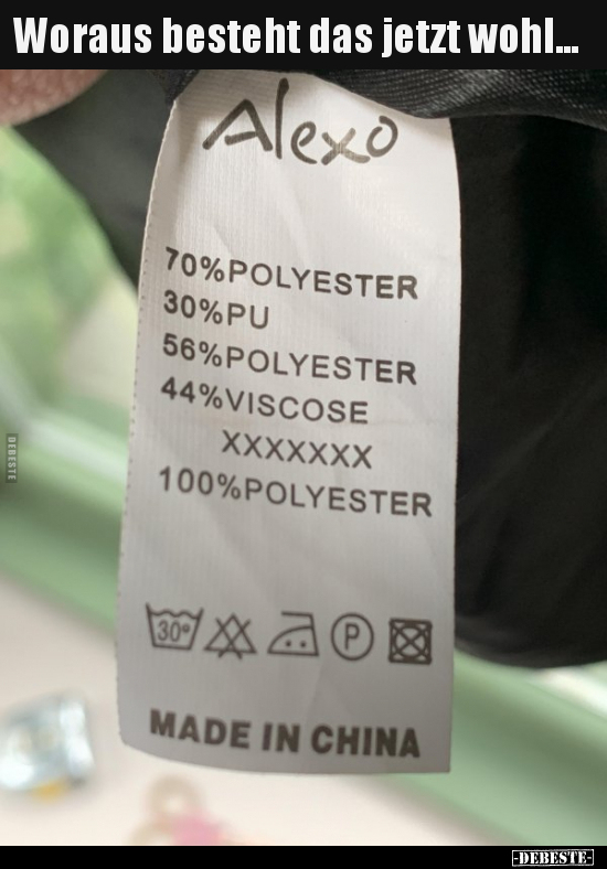 Woraus besteht das jetzt wohl...