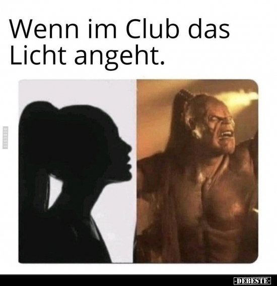 Wenn im Club das Licht angeht... - Lustige Bilder | DEBESTE.de