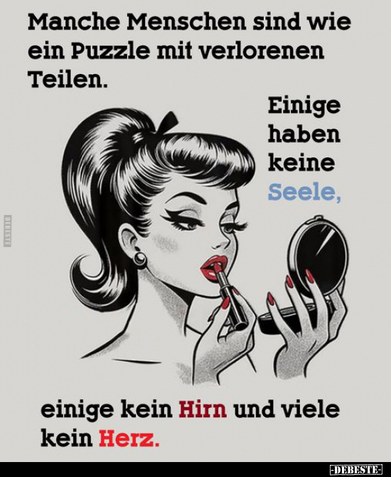 Manche Menschen sind wie ein Puzzle.. - Lustige Bilder | DEBESTE.de