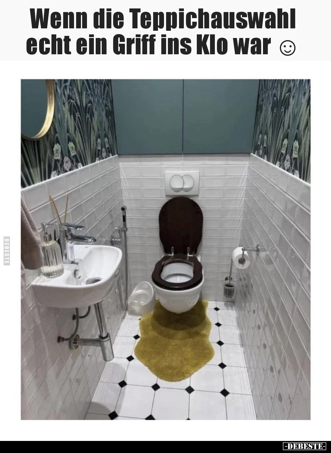 Wenn die Teppichauswahl echt ein Griff ins Klo war.