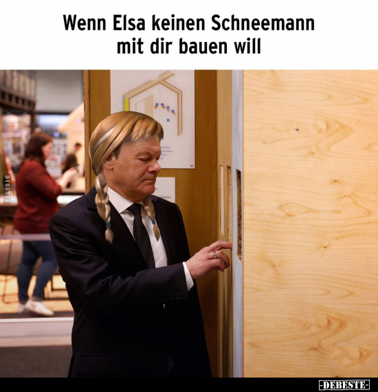 Wenn Elsa keinen Schneemann mit dir bauen will.. - Lustige Bilder | DEBESTE.de