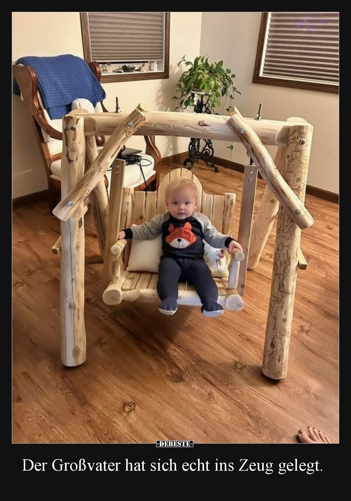 Der Großvater hat sich echt ins Zeug gelegt... - Lustige Bilder | DEBESTE.de