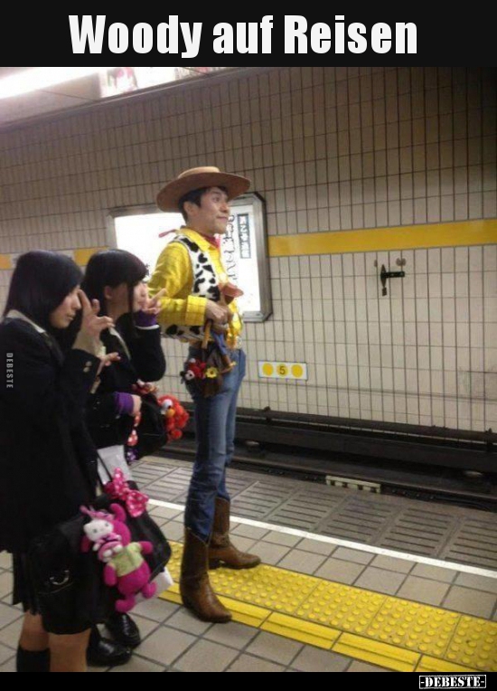 Woody auf Reisen..