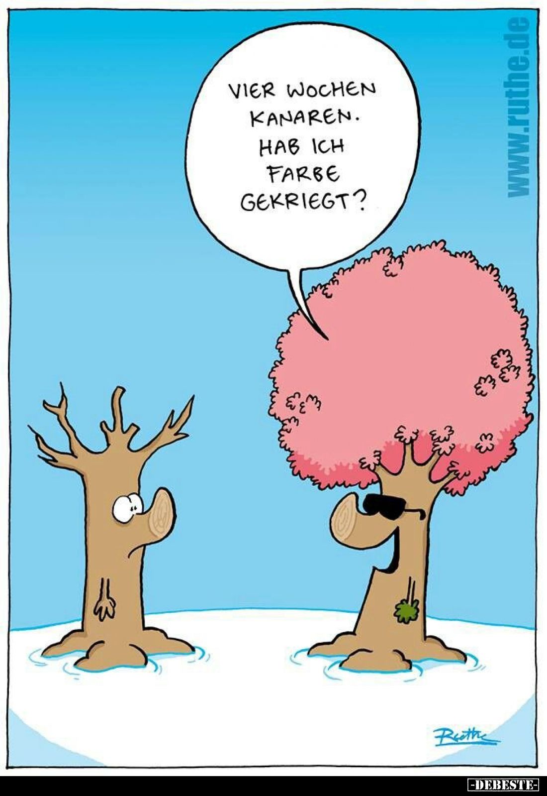 Vier Wochen Kanaren. Hab ich Farbe gekriegt?.. - Lustige Bilder | DEBESTE.de