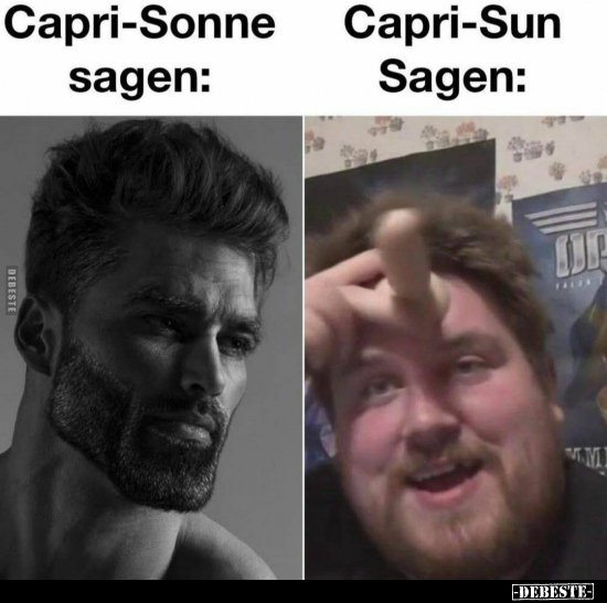 Capri-Sonne sagen: / Capri-Sun Sagen..