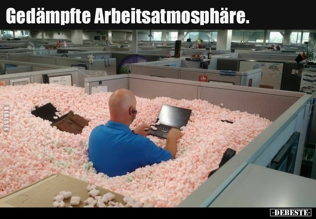 Gedämpfte Arbeitsatmosphäre... - Lustige Bilder | DEBESTE.de