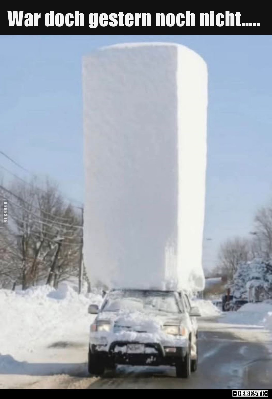 War doch gestern noch nicht.....