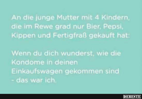 An die junge Mutter mit 4 Kindern.. - Lustige Bilder | DEBESTE.de