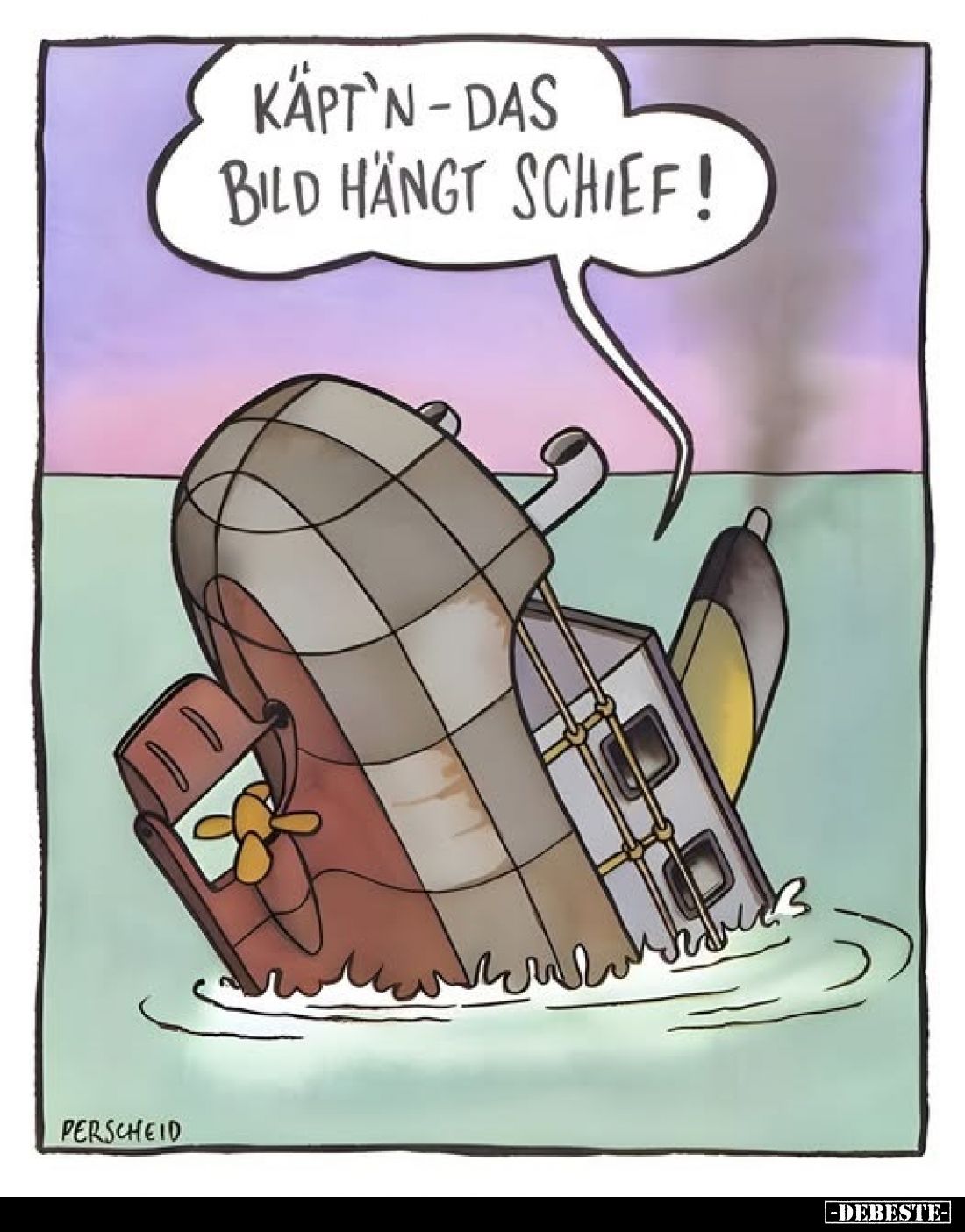 Käpt'n - das Bild hängt schief!