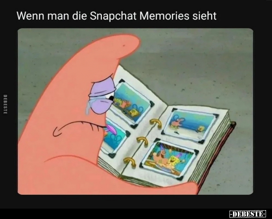 Wenn man die Snapchat Memories sieht... - Lustige Bilder | DEBESTE.de