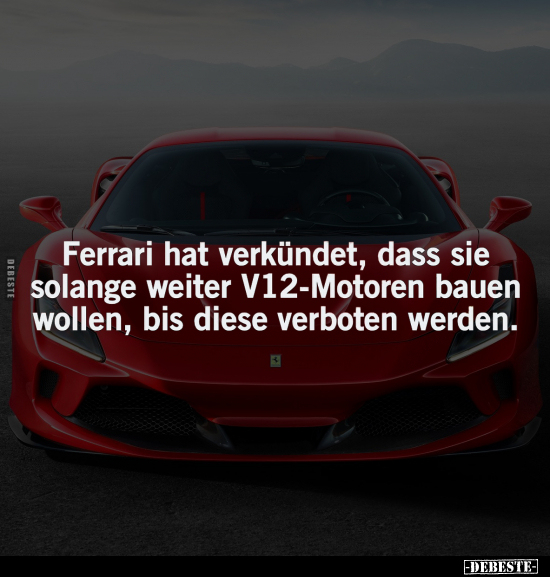 Ferrari hat verkündet.. - Lustige Bilder | DEBESTE.de