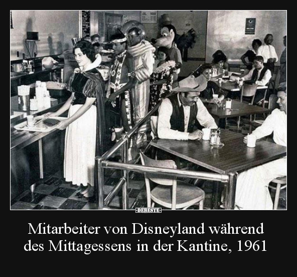 Mitarbeiter von Disneyland während des Mittagessens in der.. - Lustige Bilder | DEBESTE.de