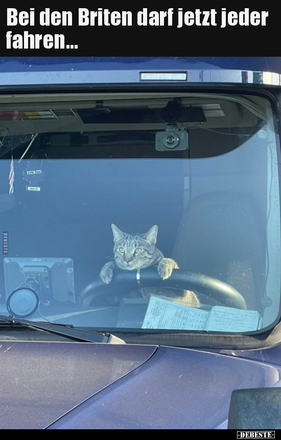 Bei den Briten darf jetzt jeder fahren...