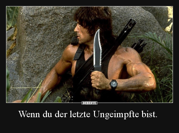 Wenn du der letzte Ungeimpfte bist...
