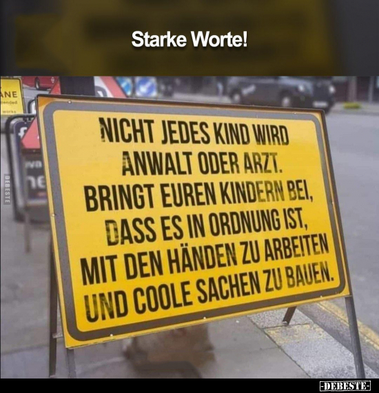 Starke Worte!.. - Lustige Bilder | DEBESTE.de