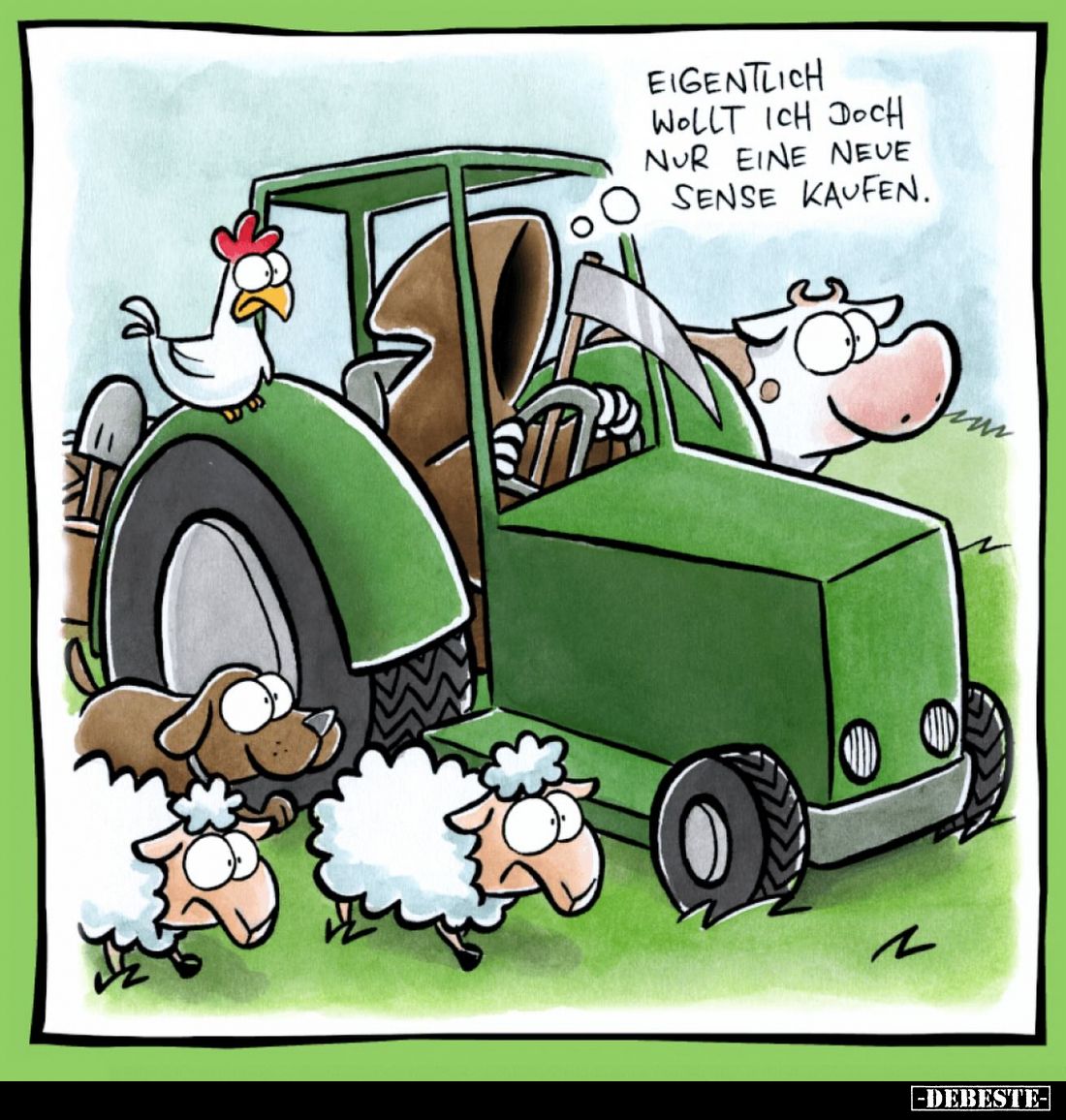 Eigentlich wollt ich doch nur eine neue Sense kaufen.