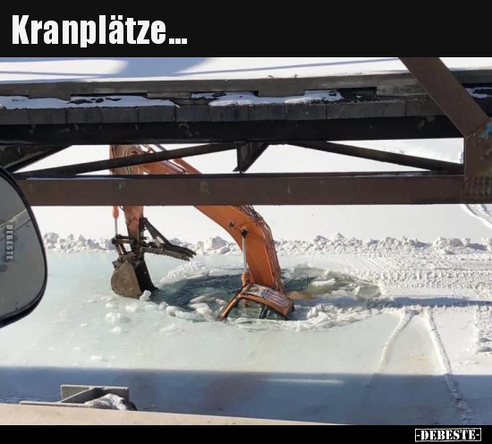 Kranplätze...