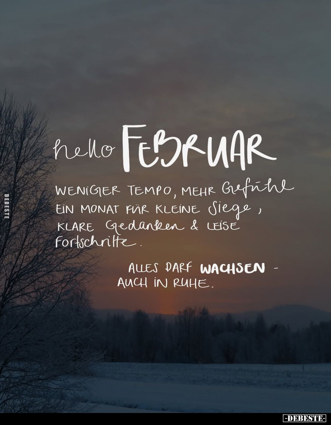 Hello Februar.
Weniger Tempo, mehr Gefühl ein Monat für kleine Siege, klare Gedanken & leise Fortschritte.
Alles darf w...