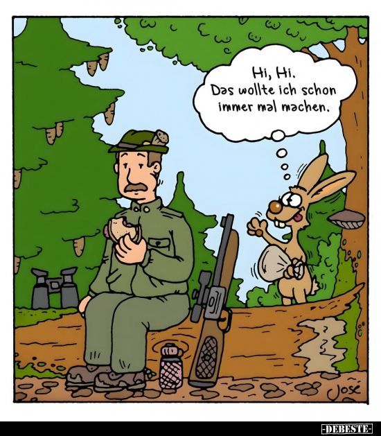 Hi, Hi. Das wollte ich schon immer mal machen.