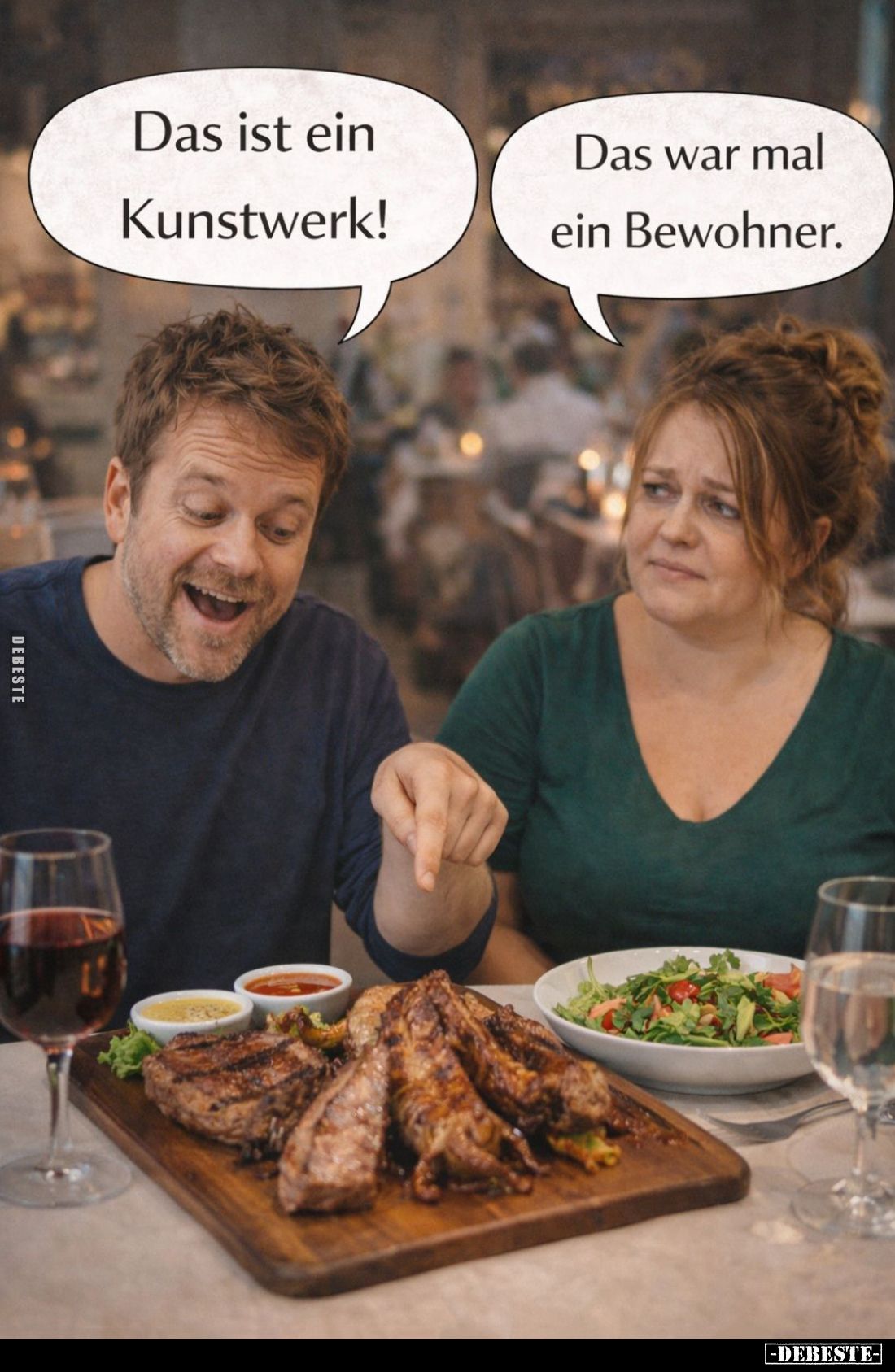 Das ist ein Kunstwerk! -
Das war mal ein Bewohner.