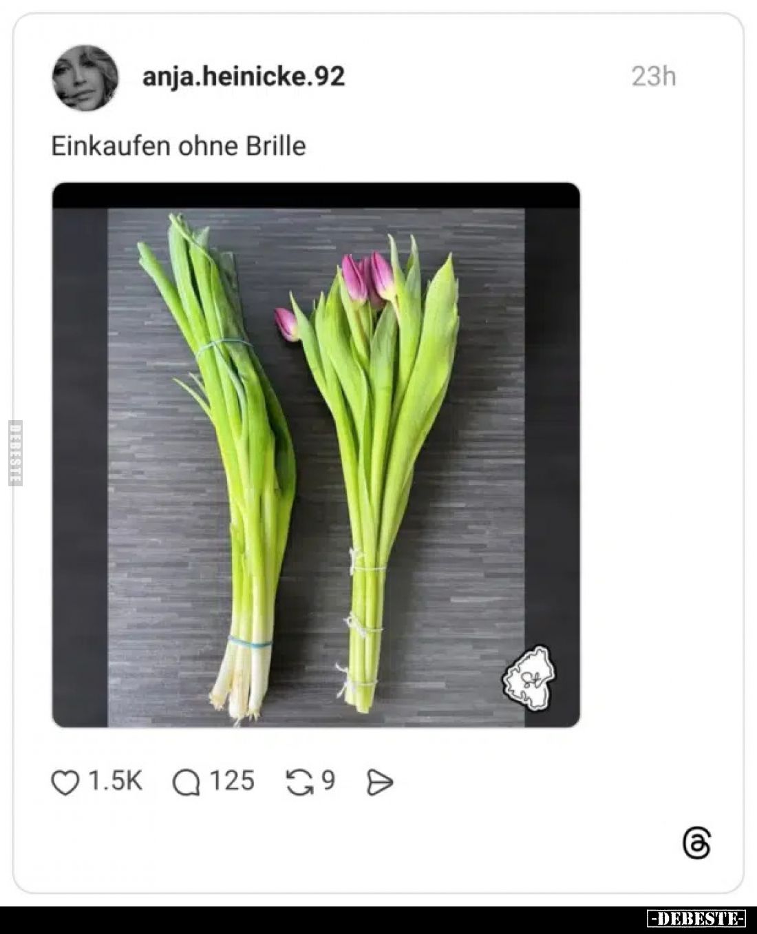 Einkaufen ohne Brille