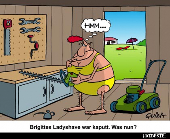 Britgitties Ladyshave war kaputt. Was nun?..